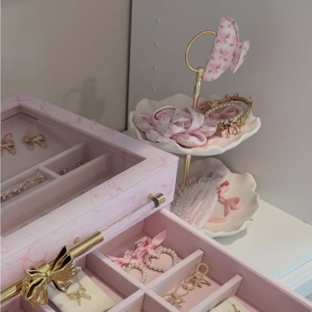 LoveShackFancy X Goody Pink Small bow Claw hair Clip - Picture 13 of 16